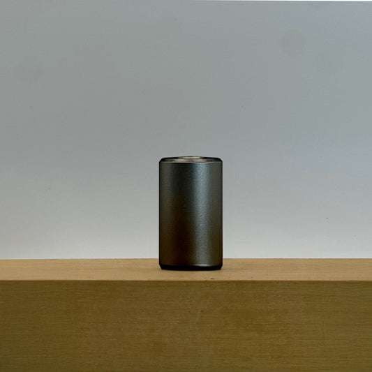 Black Aluminum Ferrule - Satin
